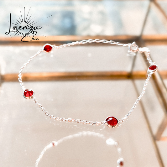 Pulsera Circones Rojos