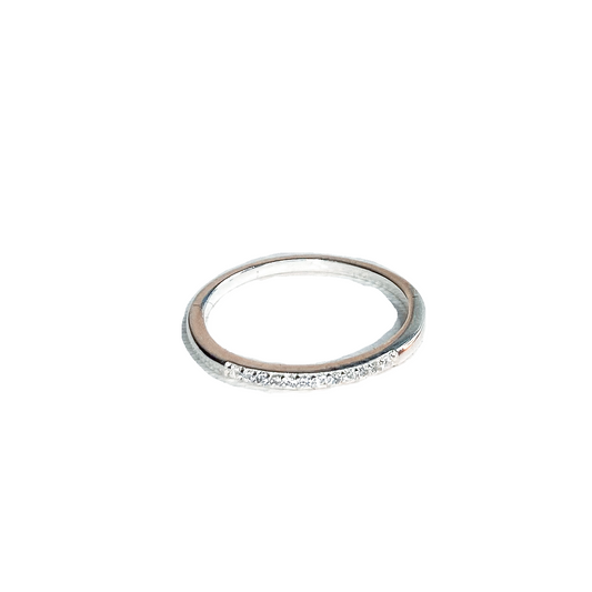 Anillo Cintillo MicroCircones Talla 7